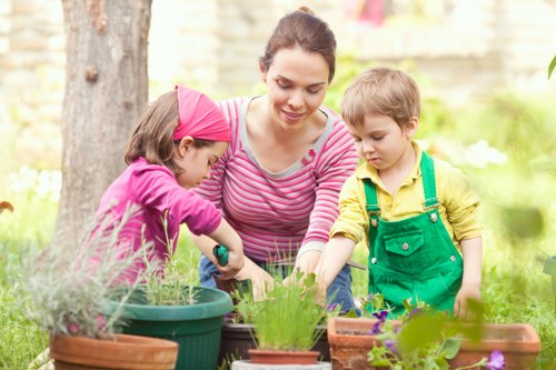 Professional landscaper selecting native plants for Finsbury Park garden